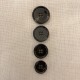 Lacquered Suit Horn Button"l'élégant", col. Black