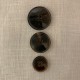 Bouton de Costume "Classy" en Corne, col. Brun