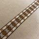 Ruban Jacquard Pois & Pois, col. Savane