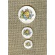 Bouton Nacre imprimé Armoiries Royales