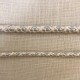 Two-Colored Braided Cord Samarcande, col. Natural/ Silver