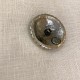 Bouton en Métal Gravé Tribal, col. Argent