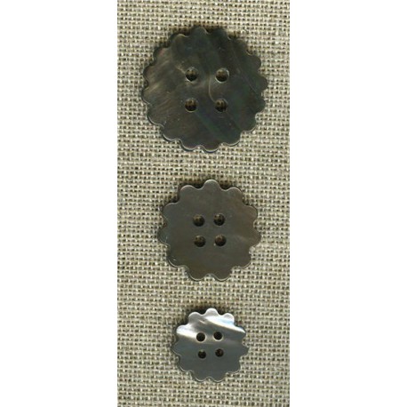 Bouton Nacre Rouage