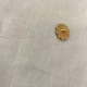 Metal Button Daisy, col. Light Gold