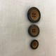 Bouton en Corne Effet Daim Bicolore