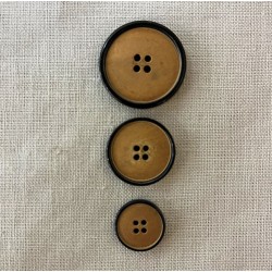Bouton de Veste en Corne Effet Daim