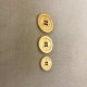 Metal Button Bon Vent, col. Light Gold