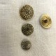 Metal Button Verone, col. Antik Gold