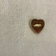 Metallized Heart Button Estée