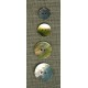 Boutons en nacre simple, tailles moyennes