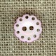 Lace mother-of-pearl button, col. Pale pink