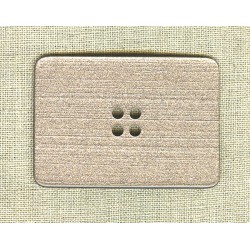 Bronze Rectangle polyester button.