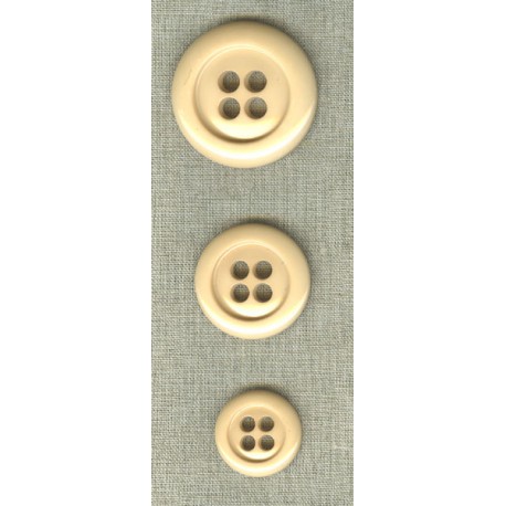 Vanilla polyester button