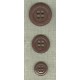 Brown polyester button