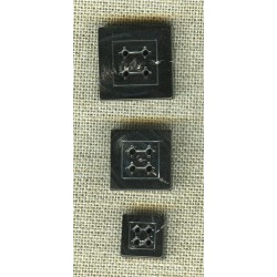 Bouton Palet, col.Café noir