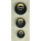 Button 4 holes lacquered black with curved wide edge