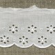 Ruban Broderie anglaise blanche Camille