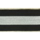 Black/Pearl Grey grosgrain ribbon