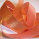 Iridescent taffeta ribbon, col. Peach 7