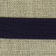Linen Baptist ribbon, col. Navy