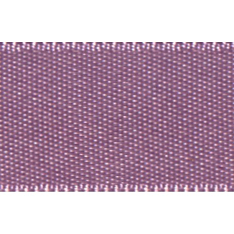 Reversible satin ribbon col. Grey-purple 87