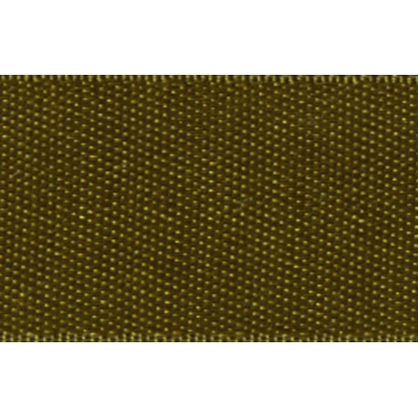 Reversible satin ribbon col. Khaki 53