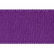 Reversible satin ribbon col. Deep purple 89