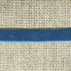 Ruban Velours elastique, col. 397 Bleuet