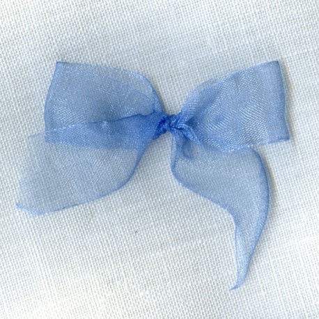 Organdie ribbon col. Ice-blue 003