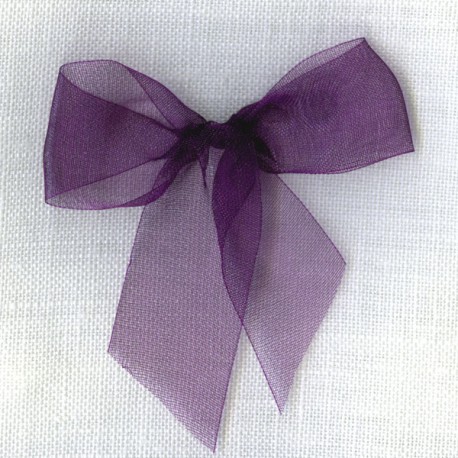 Organdie ribbon col. Purple 091