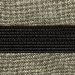 Elastique Plat en 13 largeurs, col. Noir