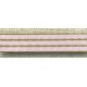 Pink/Beige 14 matte ribbon with thin satin weave stripes