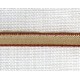 Sand/Hermès narrow ribbon with contrasting edge