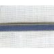 Denim/Sage narrow ribbon with contrasting edge
