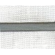 Grey green/Steel narrow ribbon with contrasting edge