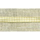 White/Corn gingham narrow ribbon
