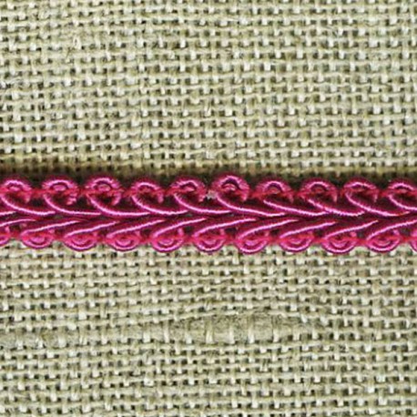 Interlacing braid, Raspberry 078