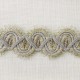 Interlacing Big braid, Rococo col. Light gold and perle grey 31