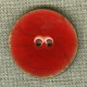 Enamelled coconut button, col. Cherry