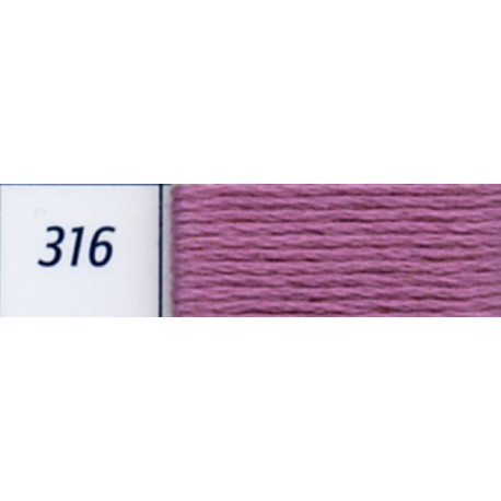 DMC mouliné embroidery thread, col. 316