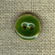 Enamelled little coconut button, col. Fir tree