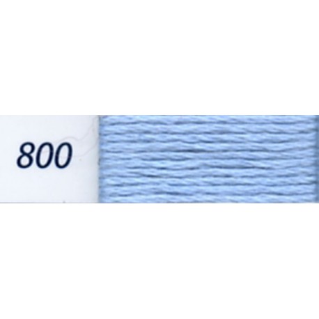 DMC mouliné embroidery thread, col. 800