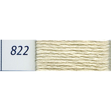 DMC mouliné embroidery thread, col. 822
