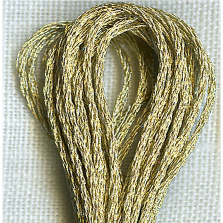 DMC Mouliné Embroidery Thread, col. Light Gold E677