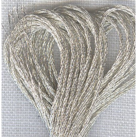 DMC Mouliné Embroidery Thread, col. Light Silver E168