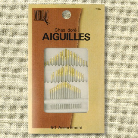Assorted fashion, long, medium and sewing needles