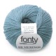 FONTY wool knitting yarn, qual.BB MERINOS, col. Aqua 888