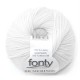 FONTY wool knitting yarn, qual.BB MERINOS, col. Nearly white 855