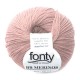 FONTY wool knitting yarn, qual.BB MERINOS, col. Angel skin 846