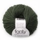 FONTY wool knitting yarn, qual.BB MERINOS, col. Forest 825